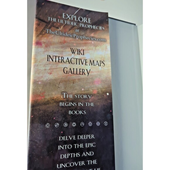 **SIGNED** The Storm Beneath the Glass – The Ultideic Prophecies (Hardcover) - Picture 4 of 7